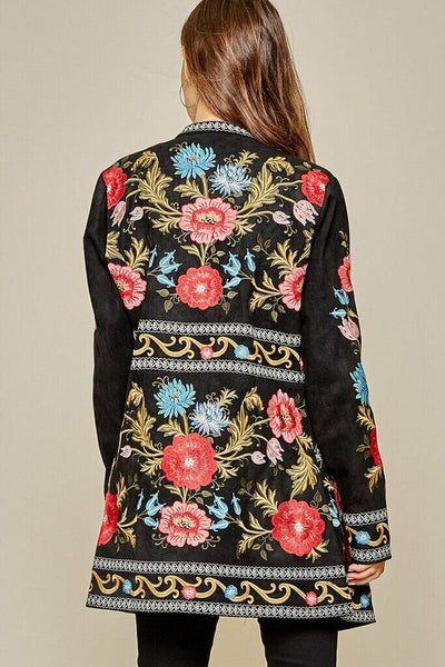 Forget Me Not Embroidered Jacket by Savanna Jane