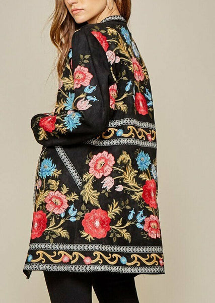 Forget Me Not Embroidered Jacket by Savanna Jane